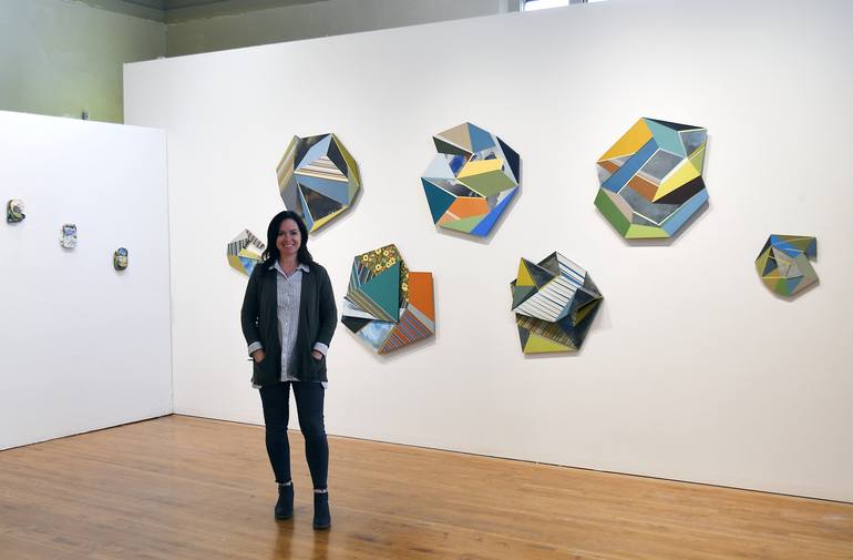 Original Contemporary Abstract Painting by Nichole Gronvold Roller