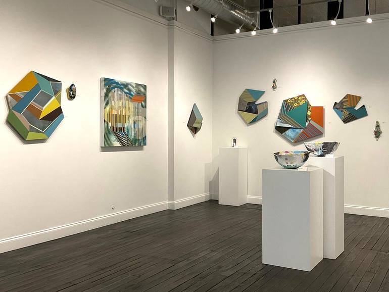 Original Contemporary Abstract Painting by Nichole Gronvold Roller