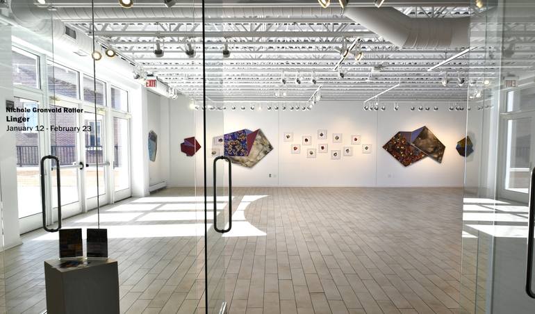 Original Contemporary Abstract Painting by Nichole Gronvold Roller