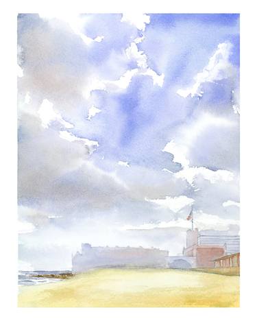 Original Fine Art Beach Painting by Eileen Monahan