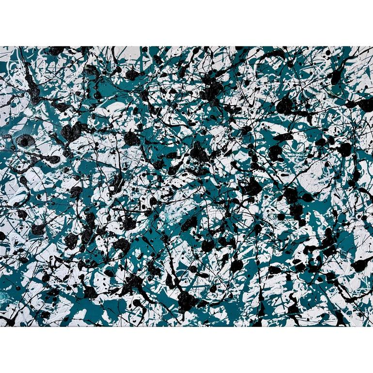 Neurons Merge Painting by Eve Black | Saatchi Art