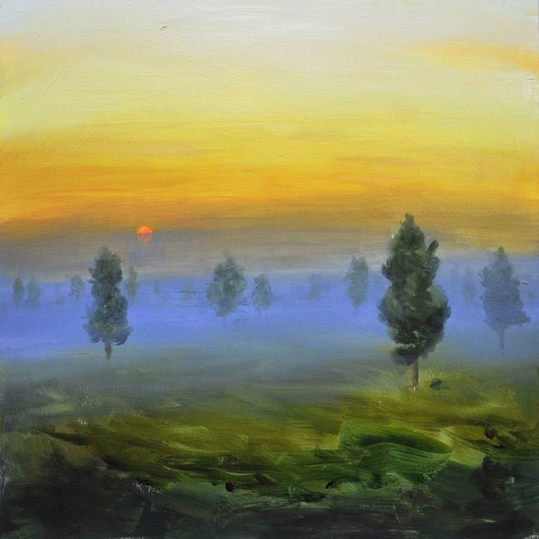 Original Landscape Painting by Juan Del Campo