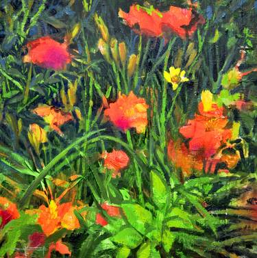 Original Floral Paintings by Juan Del Campo