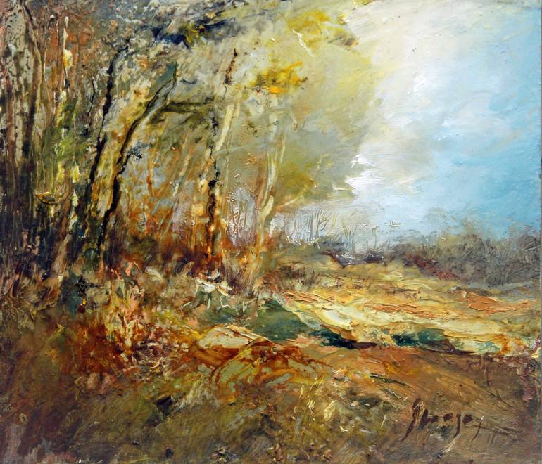 Spring Woodland Dance Painting by Steve Slimm | Saatchi Art