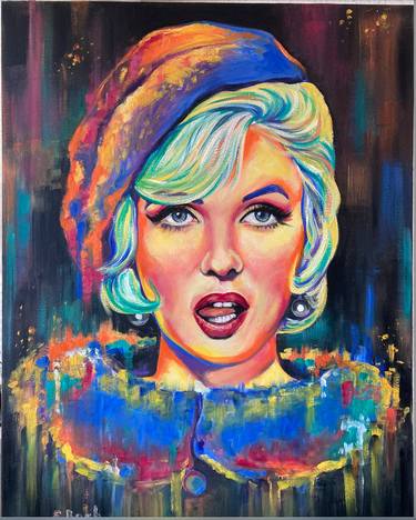 Original Pop Culture/Celebrity Paintings by Eva Bazhenova