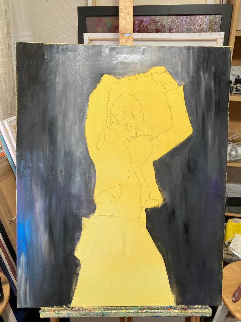 Original Pop Art Pop Culture/Celebrity Painting by Evgenia  Bazhenova