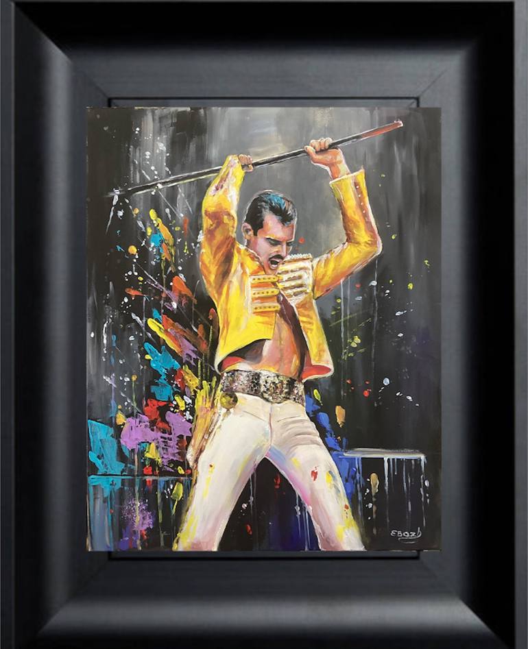 Original Pop Art Pop Culture/Celebrity Painting by Evgenia  Bazhenova