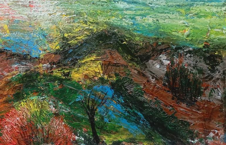 Original Abstract Painting by Ganesh Singh