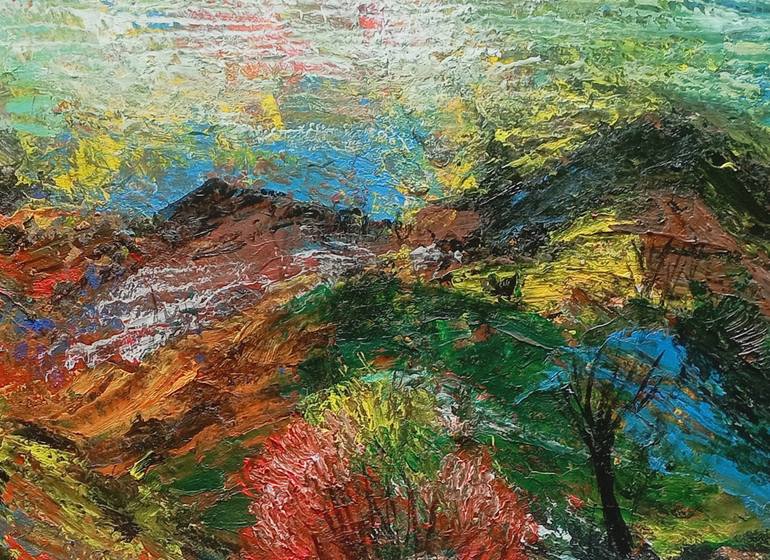 Original Abstract Painting by Ganesh Singh