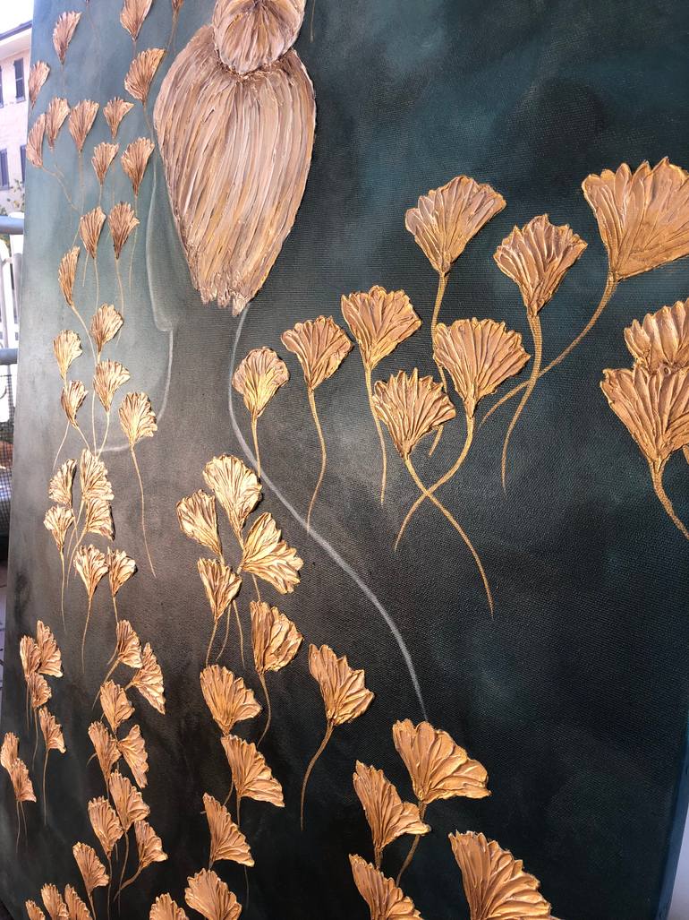 Original Art Deco Abstract Painting by Iryna Kislitsyna