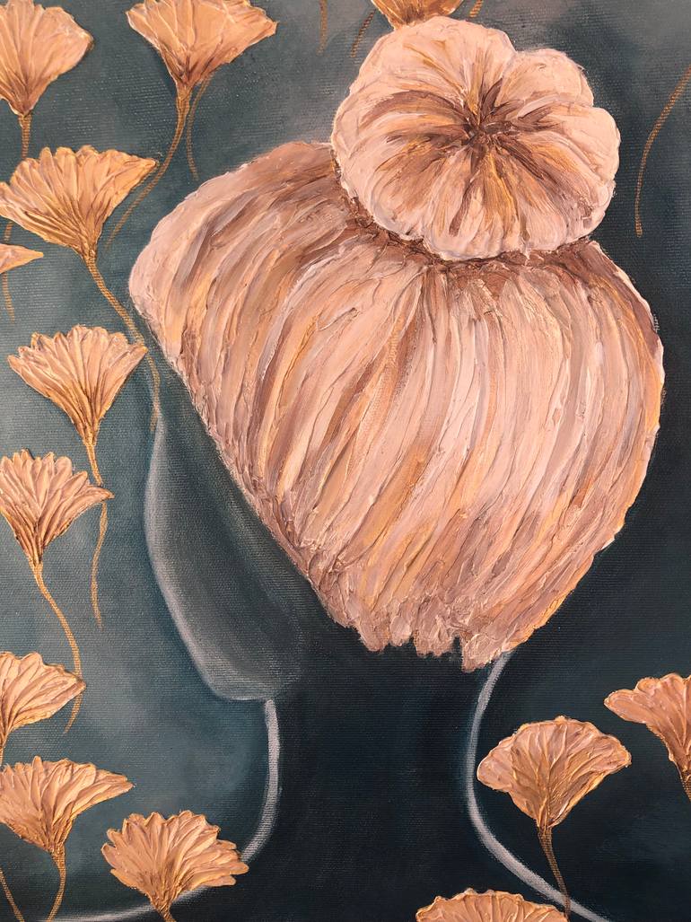 Original Art Deco Abstract Painting by Iryna Kislitsyna