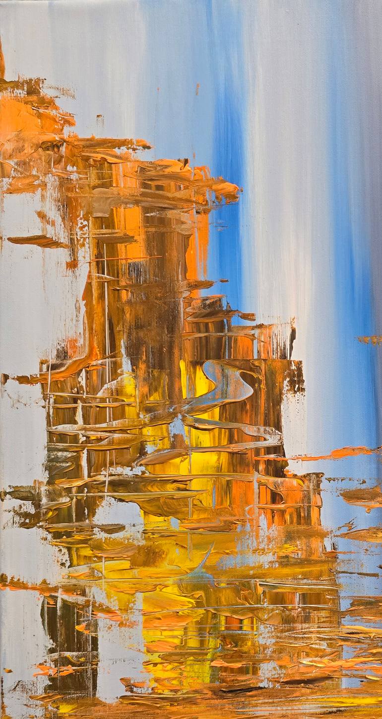 Original Contemporary Abstract Painting by Mihaela Bozariu