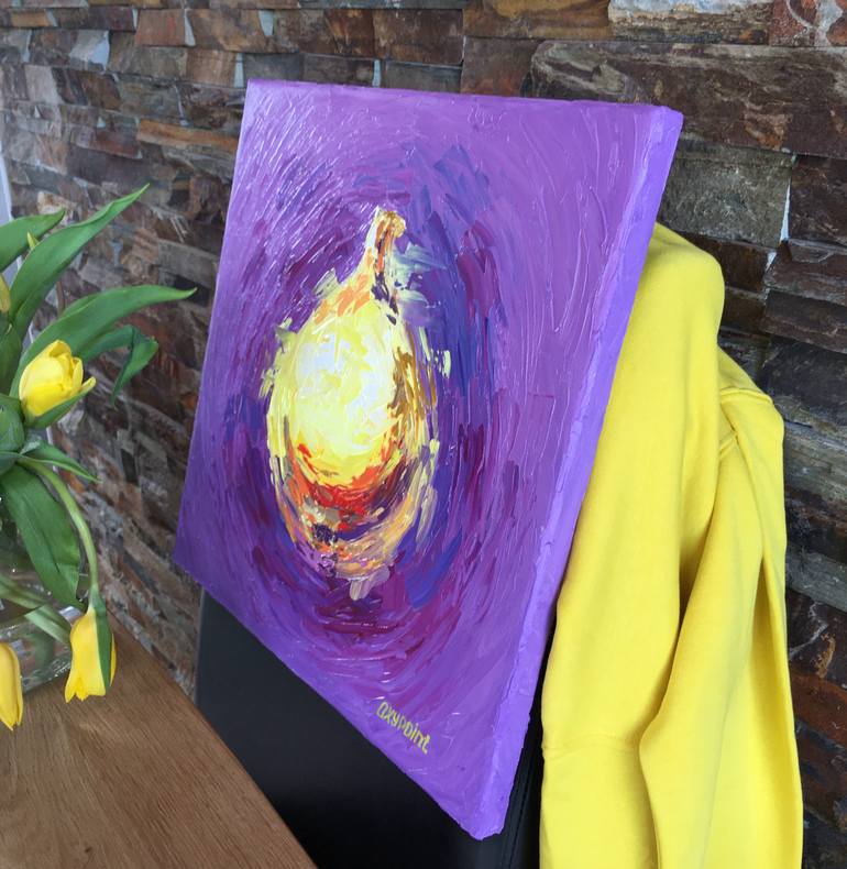 Original Abstract Expressionism Still Life Painting by Oxypoint Oxana Kravtsova