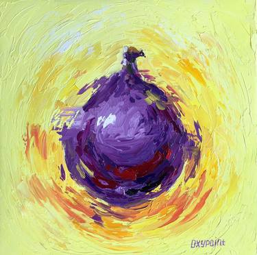 Original Abstract Food Paintings by OXYPOINT Oxana Kravtsova