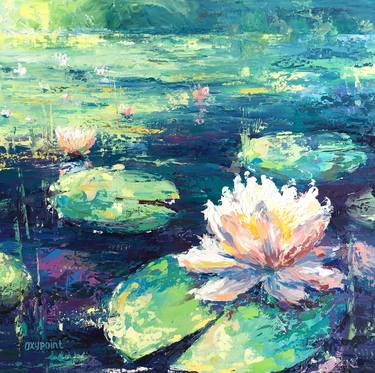 "Water lilies on the pond" thumb