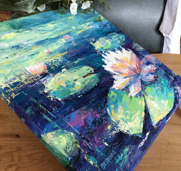 Original Floral Painting by OXYPOINT Oxana Kravtsova