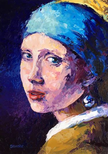 Original Portraiture Portrait Paintings by OXYPOINT Oxana Kravtsova