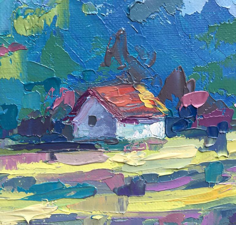 Original Landscape Painting by OXYPOINT Oxana Kravtsova