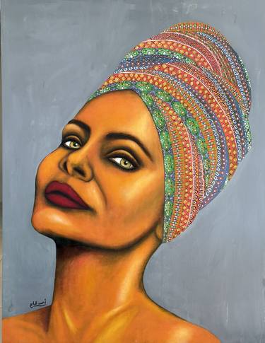 Original Women Painting by Ahmad El hajj