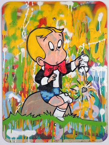 Richie Rich "Diamond in shoe" Painting thumb