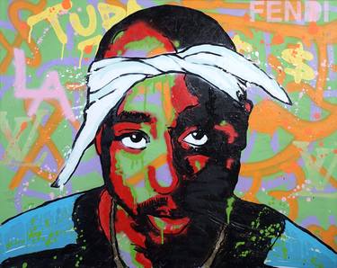 Tupac Shakur in Street Art thumb