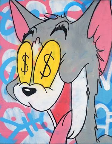 Original Cartoon Painting by Golden Karats