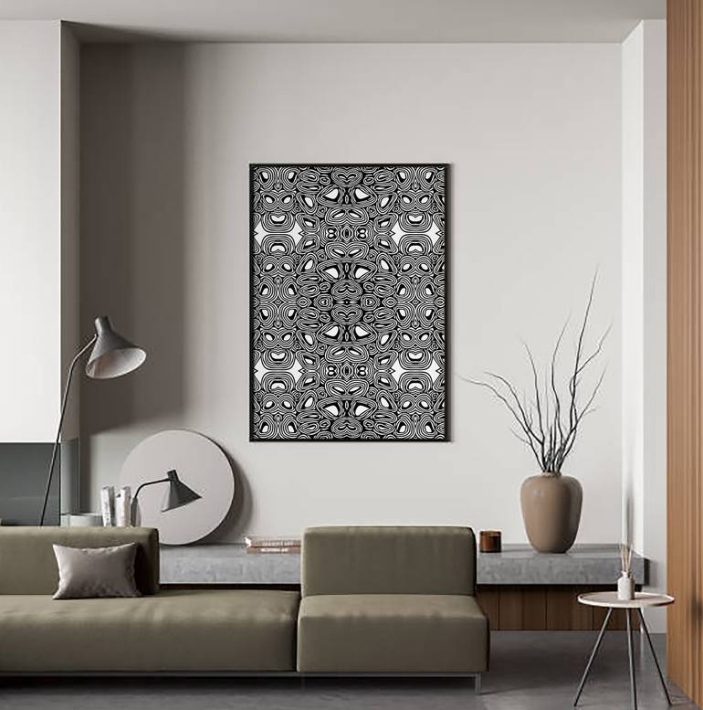 Original Abstract Patterns Digital by Filza Khan