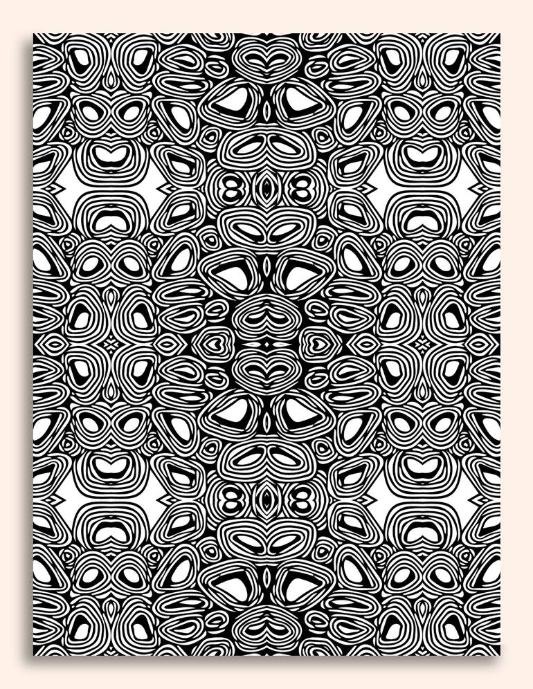 Original Abstract Patterns Digital by Filza Khan
