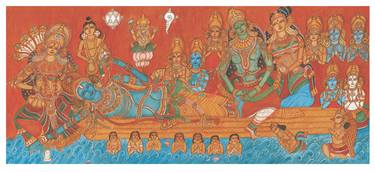 Original Classical Mythology Painting by Anoop Ayilath