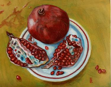 Original Food Paintings by edith bingham