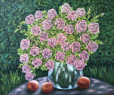 Original Impressionism Garden Paintings by Irina Gauss