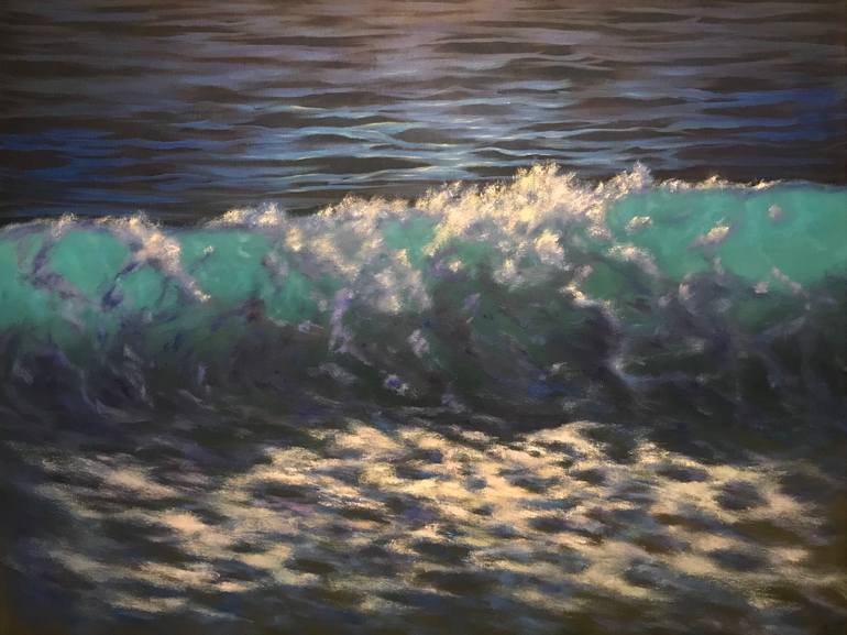 Original Impressionism Beach Painting by Irina Gauss