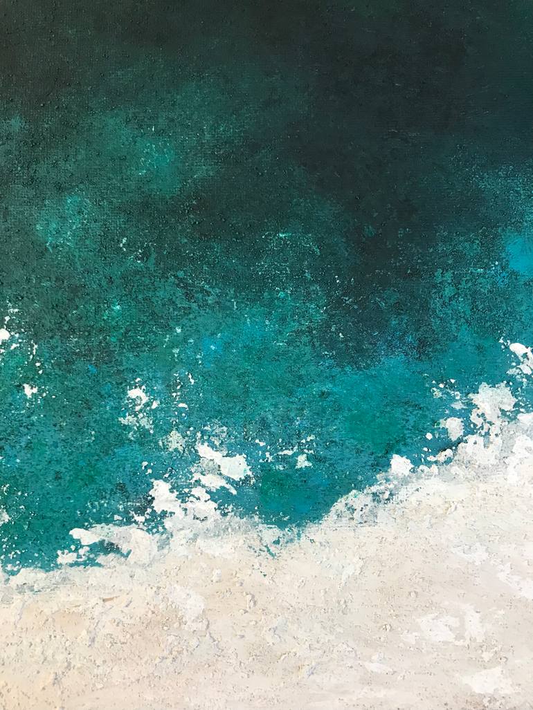 Original Abstract Seascape Painting by Irina Gauss