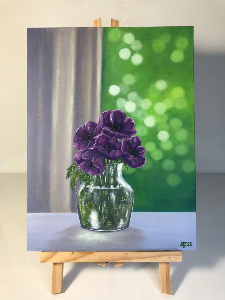 Original Impressionism Botanic Painting by Irina Gauss