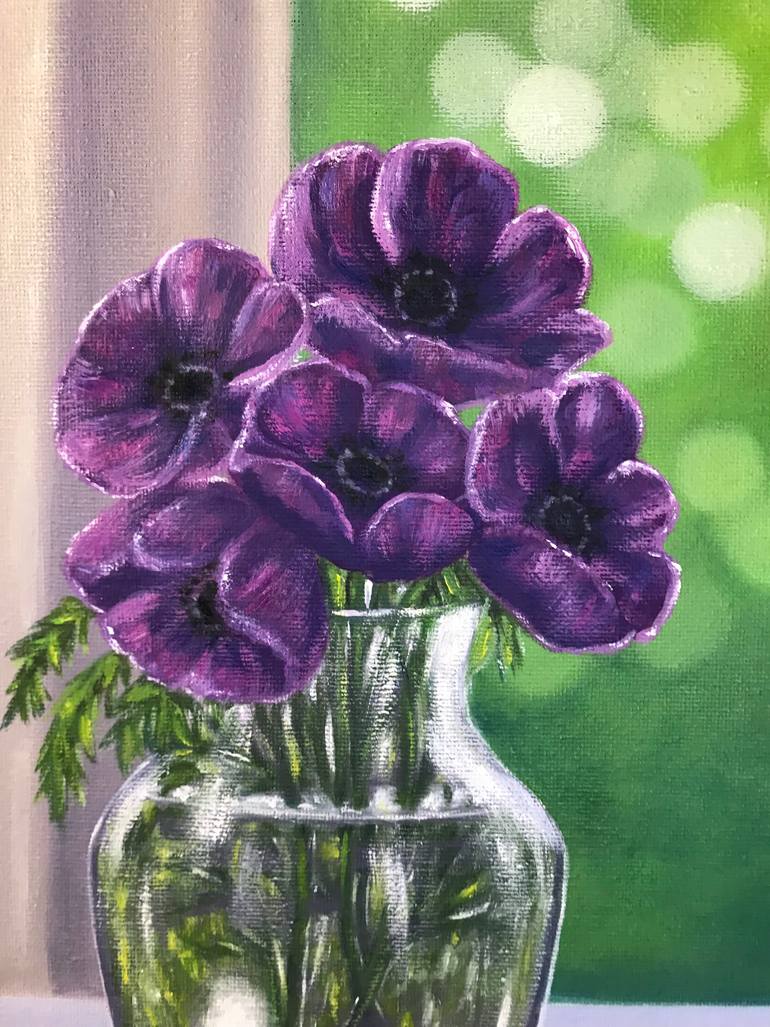 Original Impressionism Botanic Painting by Irina Gauss