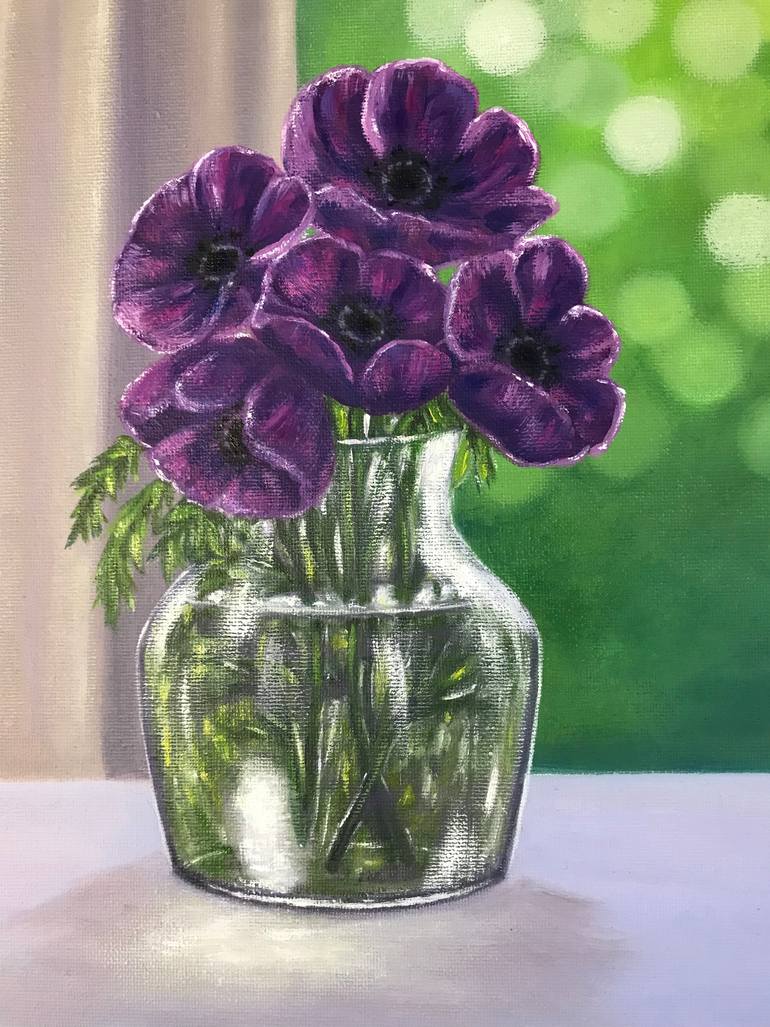 Original Impressionism Botanic Painting by Irina Gauss