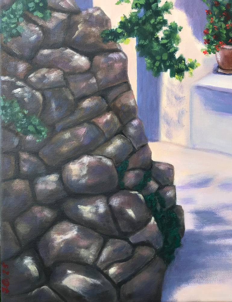 Original Impressionism Travel Painting by Irina Gauss