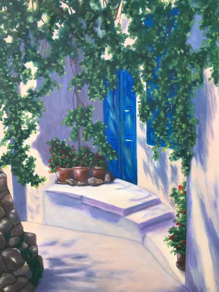 Original Impressionism Travel Painting by Irina Gauss