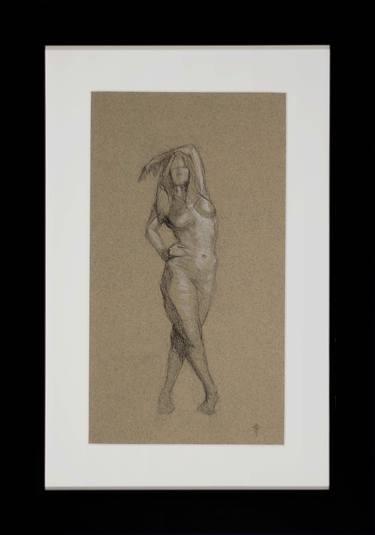 Original Impressionism Nude Drawings by Andrew Petterson