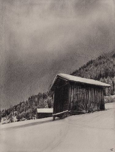 Mountain Hut n°1 (Snow Covered) thumb