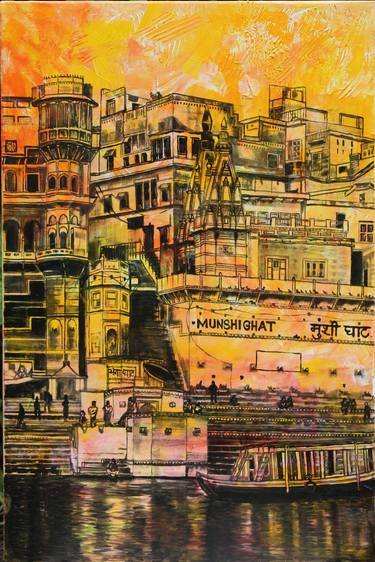 Print of Modern Architecture Paintings by Mamta Malhotra