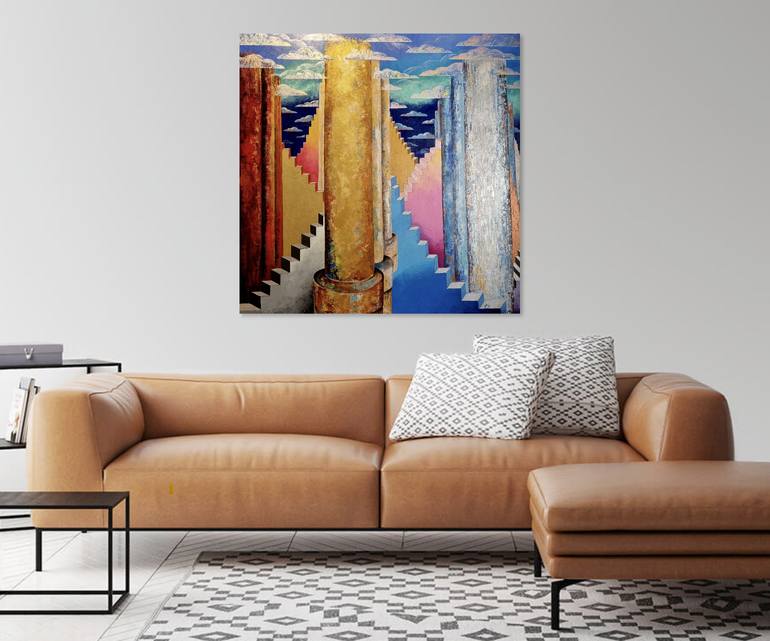 Original Conceptual Fantasy Painting by Natalia Rozhdestvenskaya