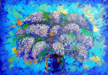 Original painting, Bouquet of lilacs thumb