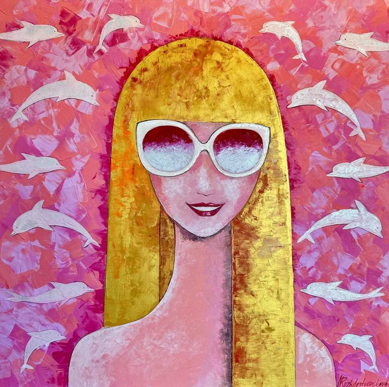 Painting of best sale barbie doll