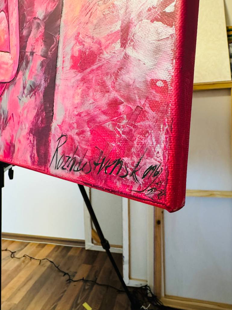 Original Contemporary Cartoon Painting by Natalia Rozhdestvenskaya