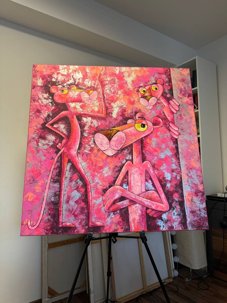 Original Contemporary Cartoon Painting by Natalia Rozhdestvenskaya