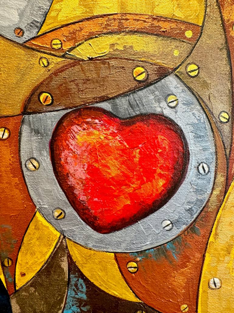 Original Art Deco Fantasy Painting by Natalia Rozhdestvenskaya