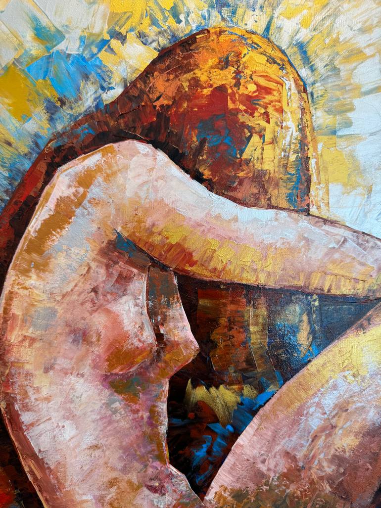 Original Art Deco Body Painting by Natalia Rozhdestvenskaya