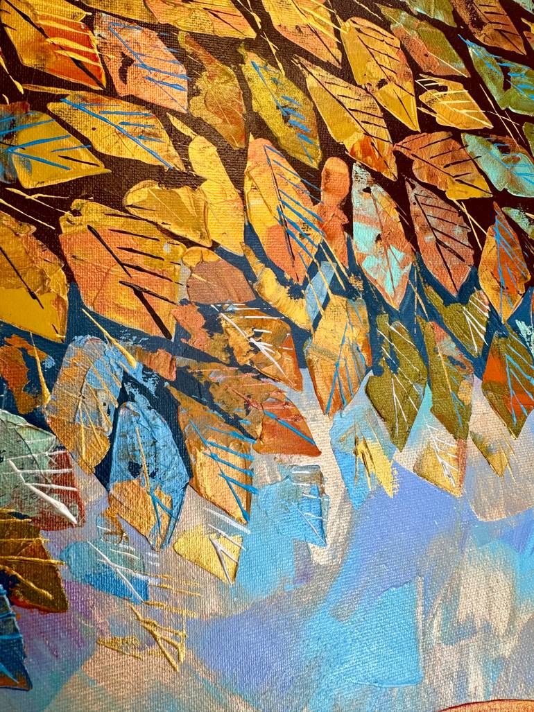 Original Art Deco Fantasy Painting by Natalia Rozhdestvenskaya