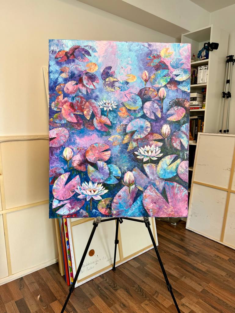 Original Contemporary Landscape Painting by Natalia Rozhdestvenskaya